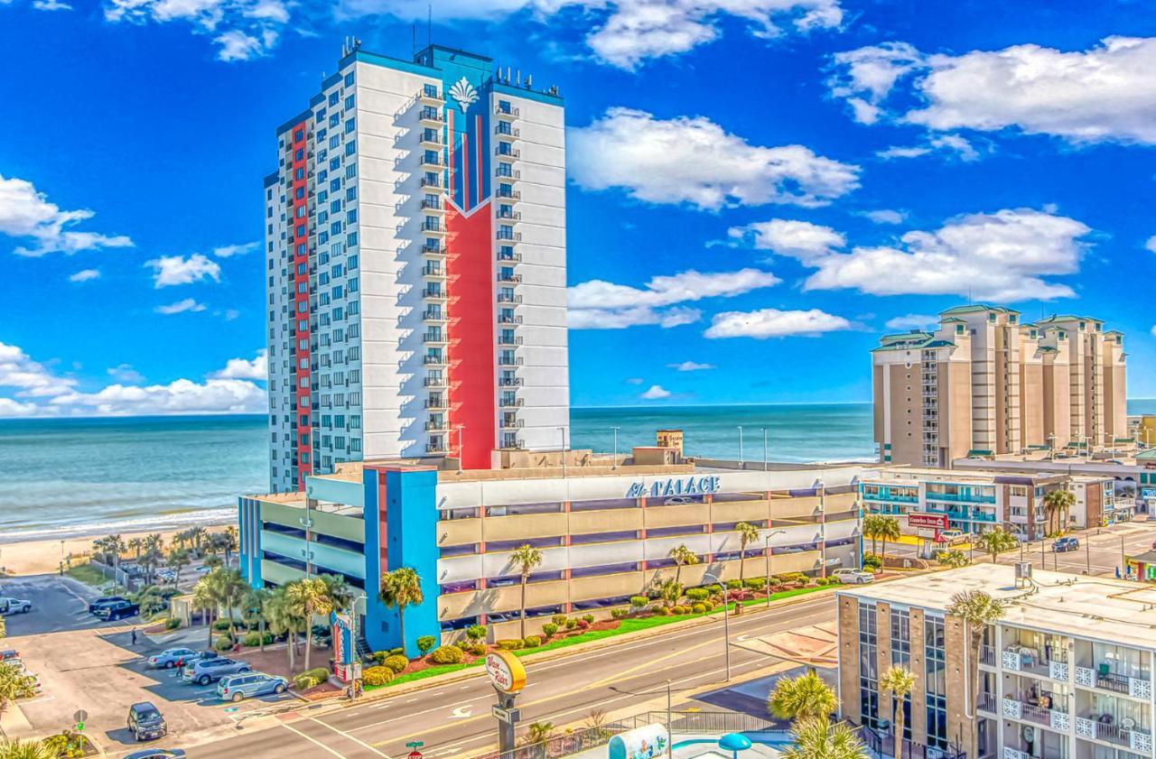 Angled Oceanfront Studio With Incredible Views! Palace Resort 1003 - Sleeps 4 Guests Миртл-Бич Экстерьер фото