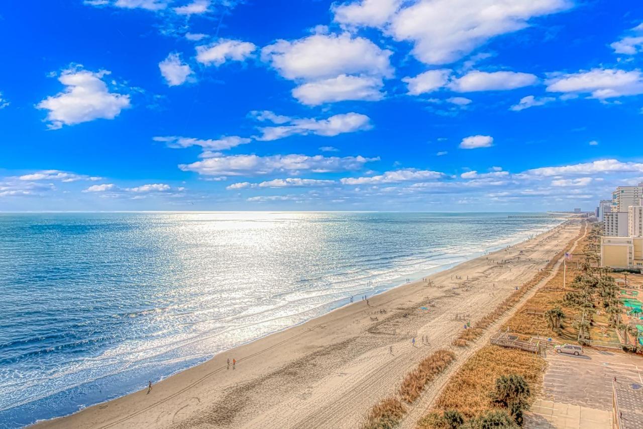 Angled Oceanfront Studio With Incredible Views! Palace Resort 1003 - Sleeps 4 Guests Миртл-Бич Экстерьер фото