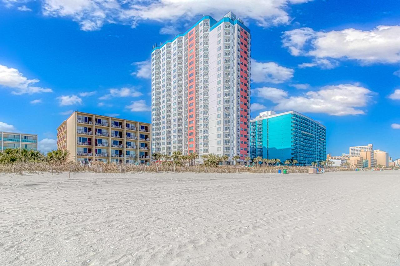Angled Oceanfront Studio With Incredible Views! Palace Resort 1003 - Sleeps 4 Guests Миртл-Бич Экстерьер фото